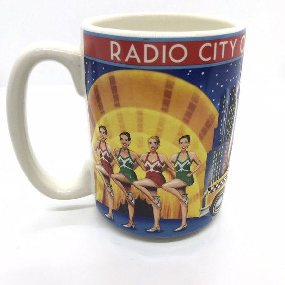 RADIO CITY Christmas Spectacular ROCKETTES Large Mug Madison Square Garden Co - Picture 1 of 5
